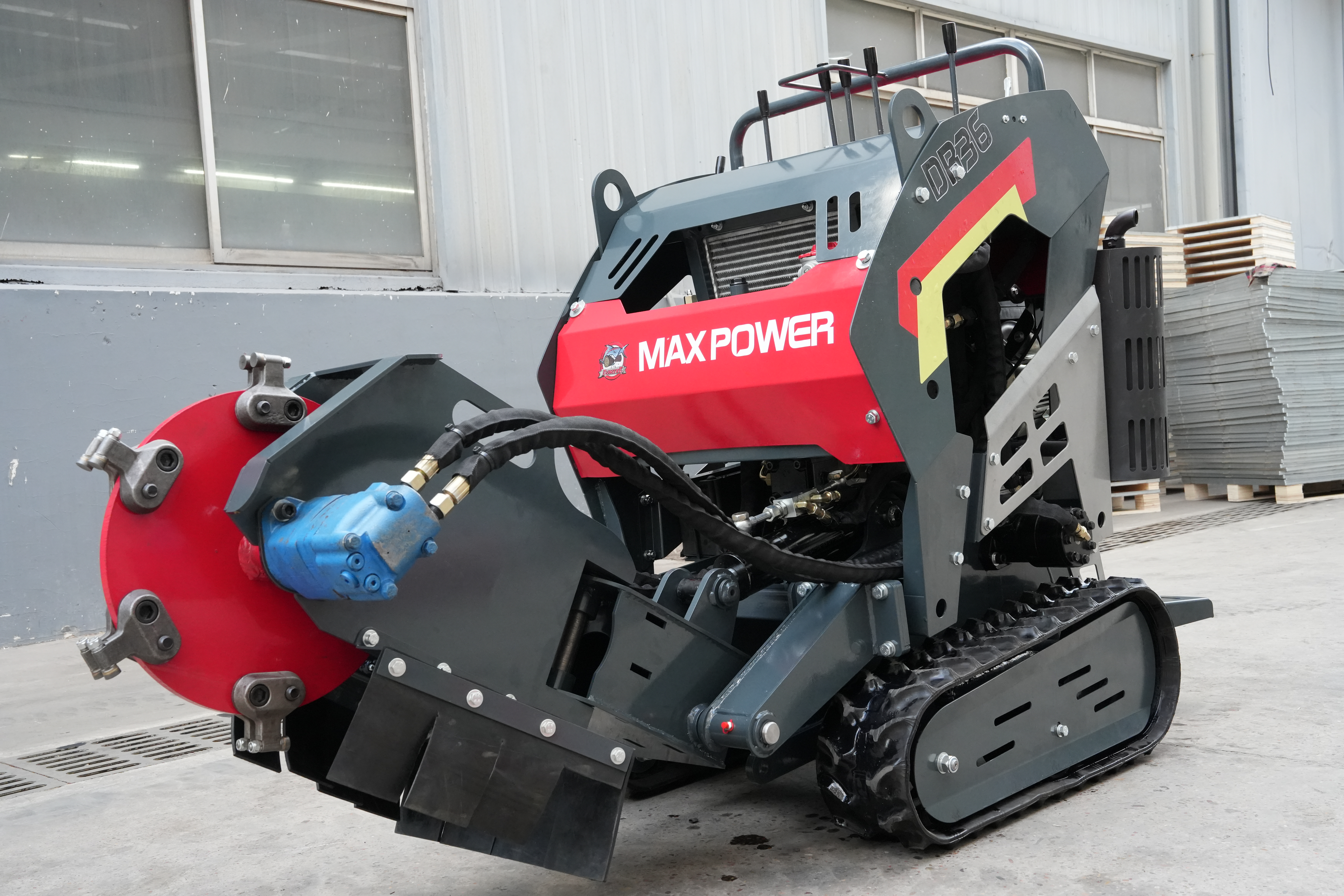 K-MAXPOWER DR-SG-27PRO STUMP GRINDER WITH SELF PROPLELLED