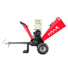5.5kw Power 400V 12cm Diameter Chipping Branch Blades Plant Electric Wood Chipper with Electric Box 
