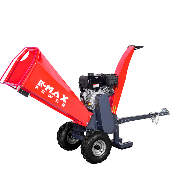 K-Maxpower Professional CE Approved Electric 15HP Four Stroke Drum Wood Chipper Shredder