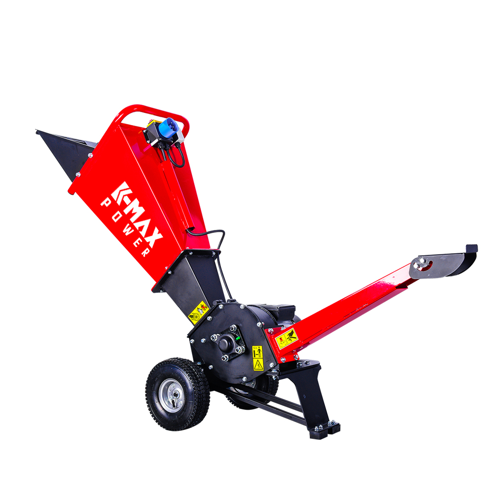 65se Spring Cleanup 1.5kw Electric Motor Landscape Making Mulch Small Wood Chipper Forest Garden Shredder Branch Logger Mini Wood Chipper