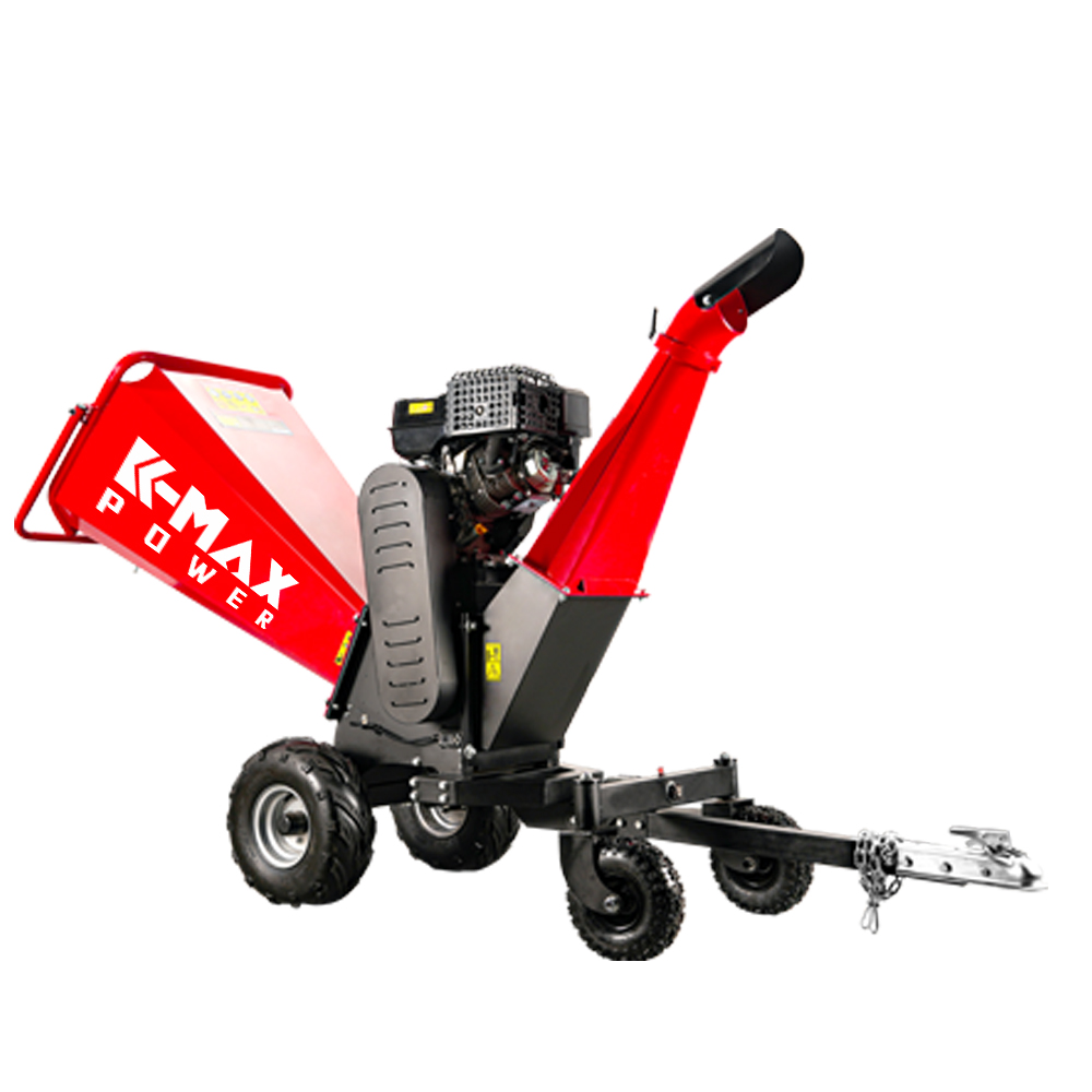 350PRO Spring Cleanup 15HP Four Wheels Wood Chipper Making Mulch Enhanced Forestry Branch Logger